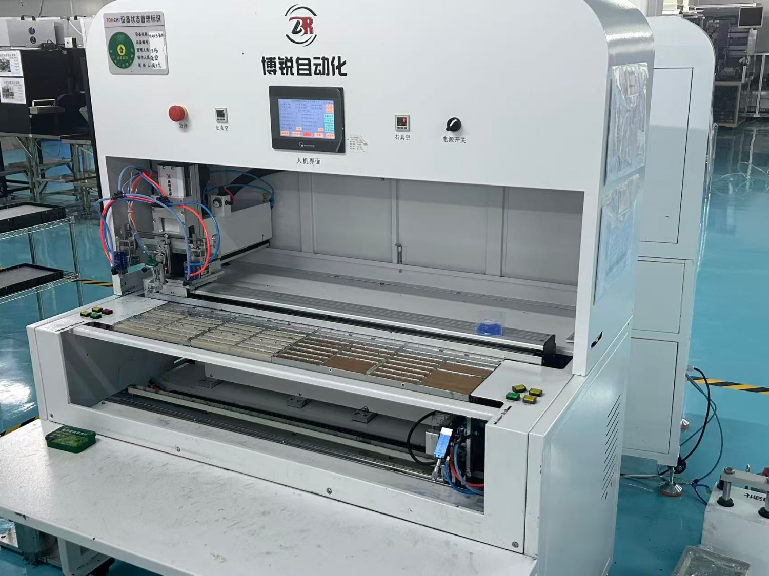 半自动点胶平台